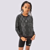 Bluza dziecięca JORDAN BLUZA ESSENTIALS SNAKE CREW GIRL 45b312-023 kolor czarny