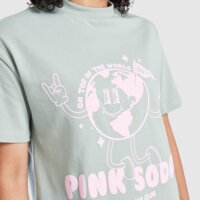Koszulka dziecięca PINK&SODA  T-SHIRT WORLD psstjg11955723 kolor zielony