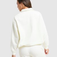 Damska bluza ADIDAS BLUZA COLLAR CREW kt0733 kolor biały