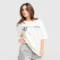 Koszulka damska ADIDAS T-SHIRT GFX ky5467 kolor beżowy