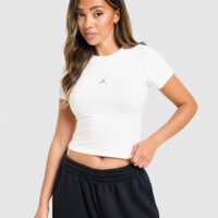 Koszulka damska JORDAN T-SHIRT W ESSENTIALS TMID io2367-133 kolor beżowy