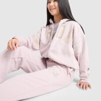 Bluza dziecięca JORDAN ROZPINANA BLUZA Z KAPTUREM LETTERMAN G 45f692-a4z kolor różowy
