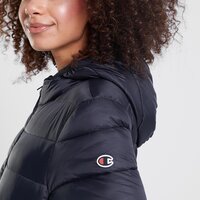 Kurtka zimowa CHAMPION KURTKA ZIMOWA HOODED POLYFILLED JACKET 116867kk001 kolor czarny