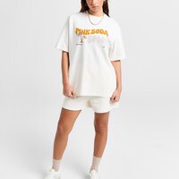 Koszulka damska PINK SODA T-SHIRT TOPEKA BF T CREAM psstw11833269 kolor beżowy