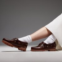 Damskie buty TIMBERLAND BOAT 3-EYE NOREEN  tb0513042141 kolor brązowy