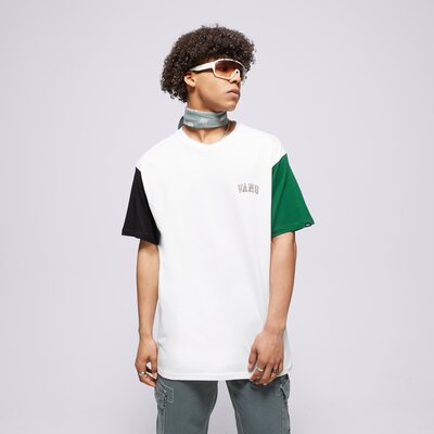 VANS T-SHIRT COLORBLOCK VARSITY SS TEE WHITE