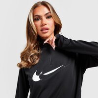 Damska bluza NIKE BEZRĘKAWNIK RUNNING SWOOSH 1/4 ZIP TOP dd6841-010 kolor czarny