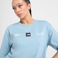Koszulka damska THE NORTH FACE T-SHIRT TECH GRPH BF T BLU/WH nf0a8cbq4261 kolor niebieski