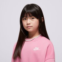 Bluza dziecięca NIKE BLUZA G NSW CLUB FLC BXY CRW LBR GIRL fz9244-646 kolor różowy
