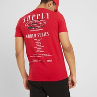 Koszulka męska SUPPLY&DEMAND T-SHIRT JETTER TEE RED suptm16638 kolor czerwony