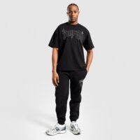 Koszulka męska SUPPLY&DEMAND T-SHIRT SHARD TEE BLK-BLK suptm17690007 kolor czarny