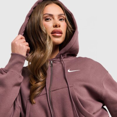 NIKE BLUZA ROZPINANA Z KAPTUREM W NSW PHNX FLC CRP