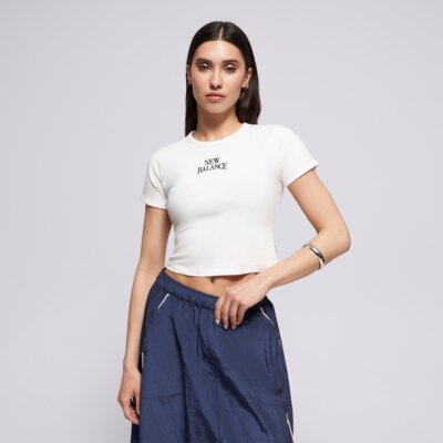 NEW BALANCE T-SHIRT LINEAR HERITAGE RINGER T-SHIRT