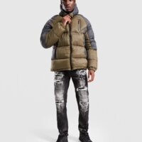 Męska kurtka zimowa MCKENZIE KURTKA ZIMOWA TOBA BUBL JKT OLV-IGN mcktm16881187 kolor khaki