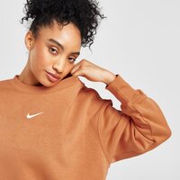 Damska bluza NIKE BLUZA Z KAPTUREM W NSW PHNX FLC OS CREW dq5733-225 kolor pomarańczowy