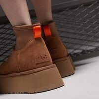 Damskie buty UGG W CLASSIC MINI DIPPER 1168170-che kolor brązowy