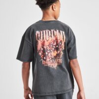 Koszulka dziecięca SUPPLY&DEMAND T-SHIRT FIRE DICE BLK-BLK B suptjb17752007 kolor szary