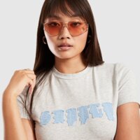 Koszulka damska SUPPLY&DEMAND T-SHIRT MORDEN SLIM TEE suptw17662054 kolor szary