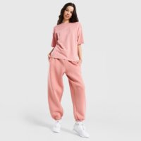 Spodnie damskie REEBOK SPODNIE WARDROBE ESSENTIALS 100253824 kolor różowy