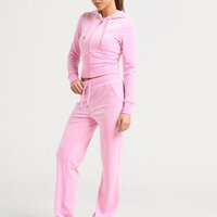 Spodnie damskie JUICY COUTURE SPODNIE DMNT HEART LOGO PNT PNK jcjdw378346 kolor różowy