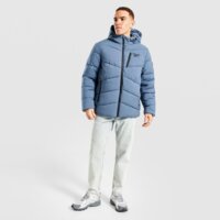 Męska kurtka zimowa REEBOK KURTKA ZIMOWA STRETCH PUFFER omrb1567_mineral blu kolor granatowy