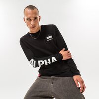 Koszulka męska ALPHA INDUSTRIES T-SHIRT SLEEVE PRINT HEAVY 116570-03 kolor czarny