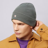 Damska czapka zimowa CHAMPION CZAPKA BEANIE 802406gs510 kolor zielony