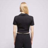 Koszulka damska NIKE T-SHIRT W NSW ESSNTL SS POLO CRP TOP dv7884-010 kolor czarny