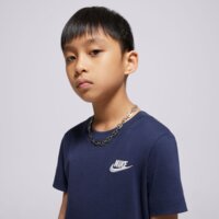 Koszulka dziecięca NIKE T-SHIRT K NSW TEE EMB FUTURA LBR B fz5177-410 kolor granatowy