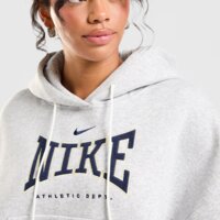 Damska bluza NIKE BLUZA Z KAPTUREM W NK PHNX FLC OS ir4993-045 kolor szary