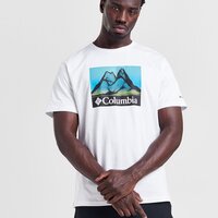 Koszulka męska COLUMBIA T-SHIRT SHALDON TEE WHT cmatm10128010 kolor biały