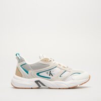 Męskie buty CALVIN KLEIN RETRO TENNIS SU-MESH ym0ym0058902r kolor biały
