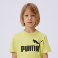 Koszulka dziecięca PUMA T-SHIRT SS ESS LOGO TEE B 586960 71 kolor żółty