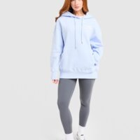 Damska bluza NIKE BLUZA Z KAPTUREM W NSW AMM PHNX FLC OS iu9080-407 kolor niebieski