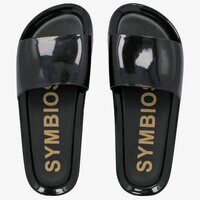 Klapki damskie SYMBIOSIS INES SLIDES  syws119003 kolor czarny
