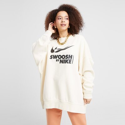 NIKE BLUZA W NSW FLC OS CREW GLS GYM LIFE