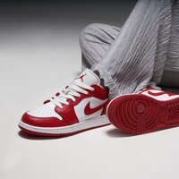 Buty dziecięce JORDAN 1 LOW 553560-166 kolor czerwony