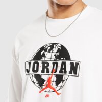 Koszulka męska JORDAN T-SHIRT M J GLOBE GFX OVSZ SS CREW iq0829-100 kolor biały