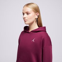 Damska bluza BLUZA Z KAPTUREM W JORDAN BRKLN FLC PO 24 fv7071-610 kolor bordowy