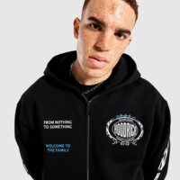 Koszulka męska HOODRICH T-SHIRT OVERSIZE NOIR hr02250006 kolor czarny