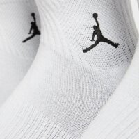 Damskie skarpetki JORDAN SKARPETY U J EVERYDAY CUSH POLY ANKLE 3PR dx9655-100 kolor biały