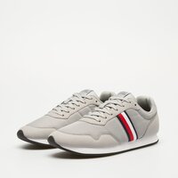 Męskie buty TOMMY HILFIGER LO RUNNER MIX fm0fm04958prt kolor szary