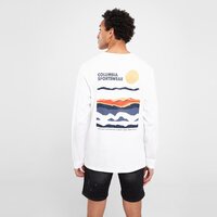 Koszulka męska COLUMBIA T-SHIRT EXPLORERS CANYON™ LONG SLEEVE 2054553-104 kolor biały