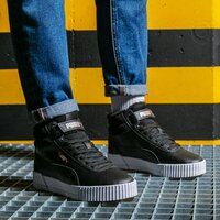 Buty dziecięce PUMA CARINA MID FUR JR 30968301 kolor czarny
