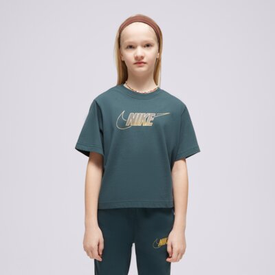 NIKE T SHIRT G NSW TEE BOXY METALLIC HBR GIRL