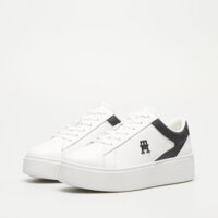 Damskie buty TOMMY HILFIGER TH PLATFORM COURT SNEAKER fw0fw079100k5 kolor biały