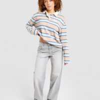 Koszulka damska UNLIKE HUMANS T-SHIRT STRIPE RUGBY TEE ulhtw10348012 kolor multicolor