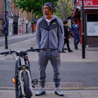 Spodnie męskie NIKE SPODNIE M NK TCH MIX JGGR ih4303-065 kolor szary