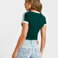 Koszulka damska ADIDAS T-SHIRT SLIM TEE kd4277 kolor zielony