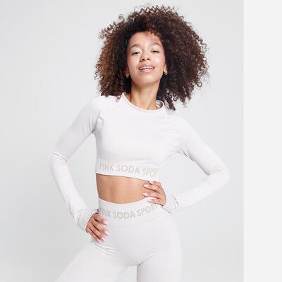 PINK SODA TOP LOGO SMLS LS PMST